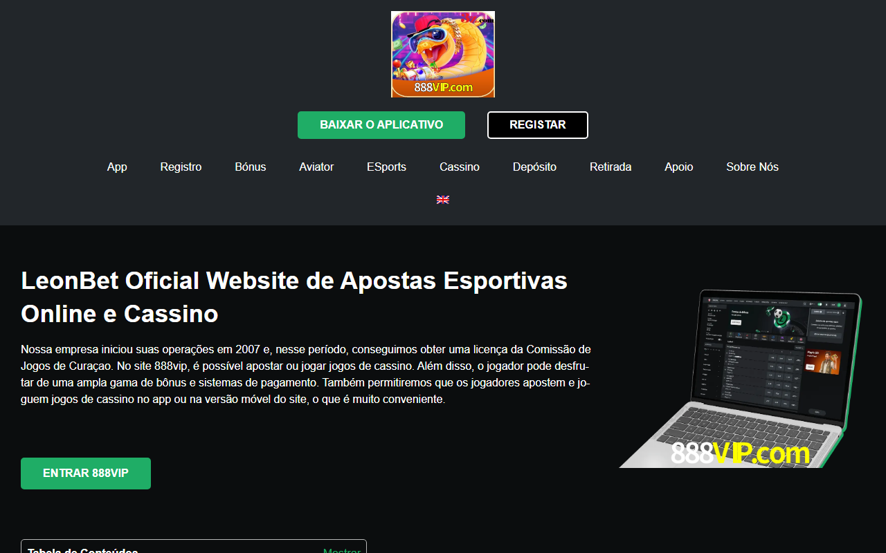 888vipbaixar.com screenshot