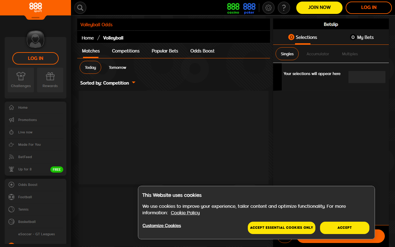 888volleyball.com screenshot