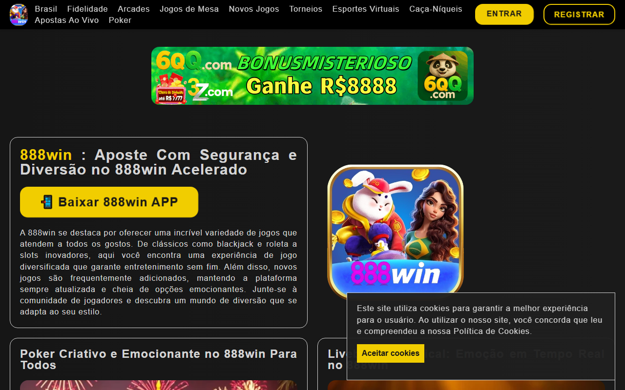888wincom3.com screenshot