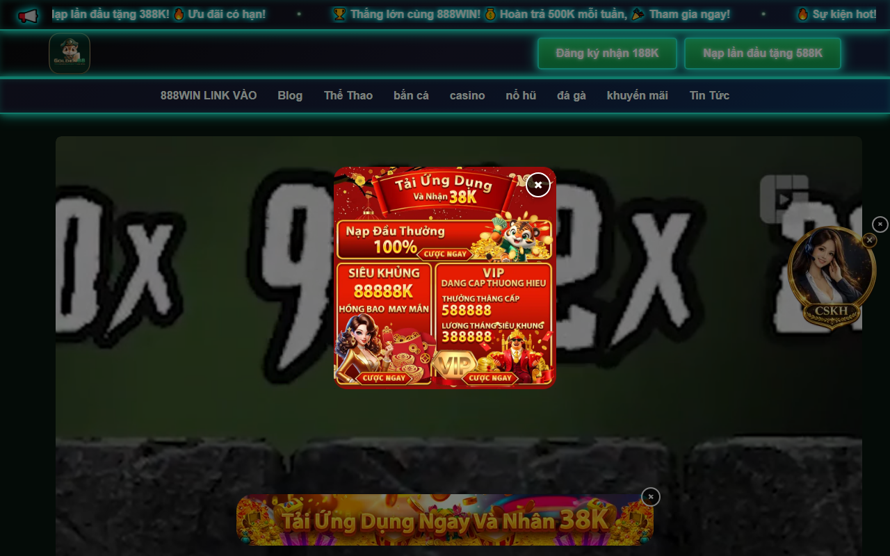 888winlinkvip.com screenshot