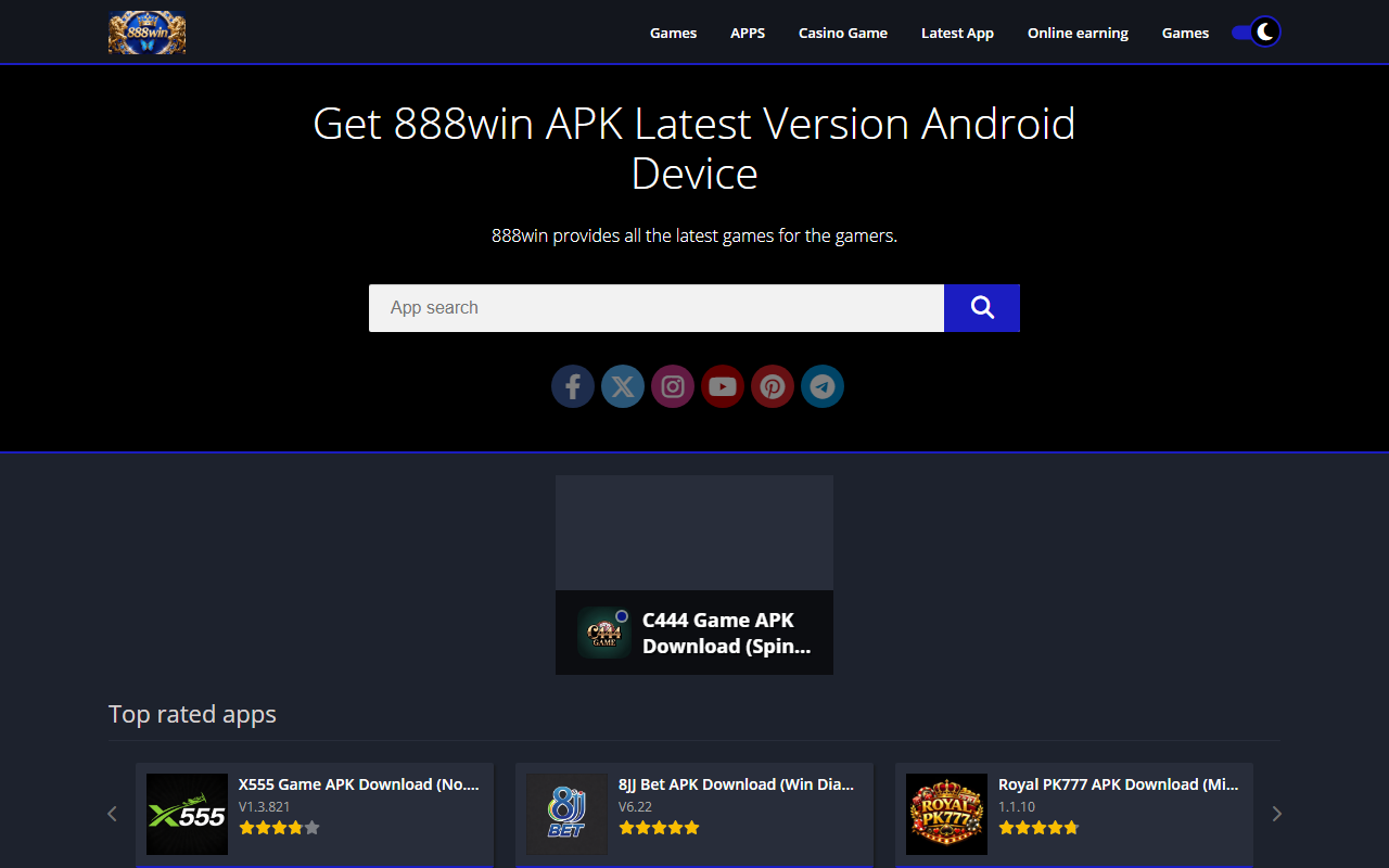 888winpkph.com screenshot