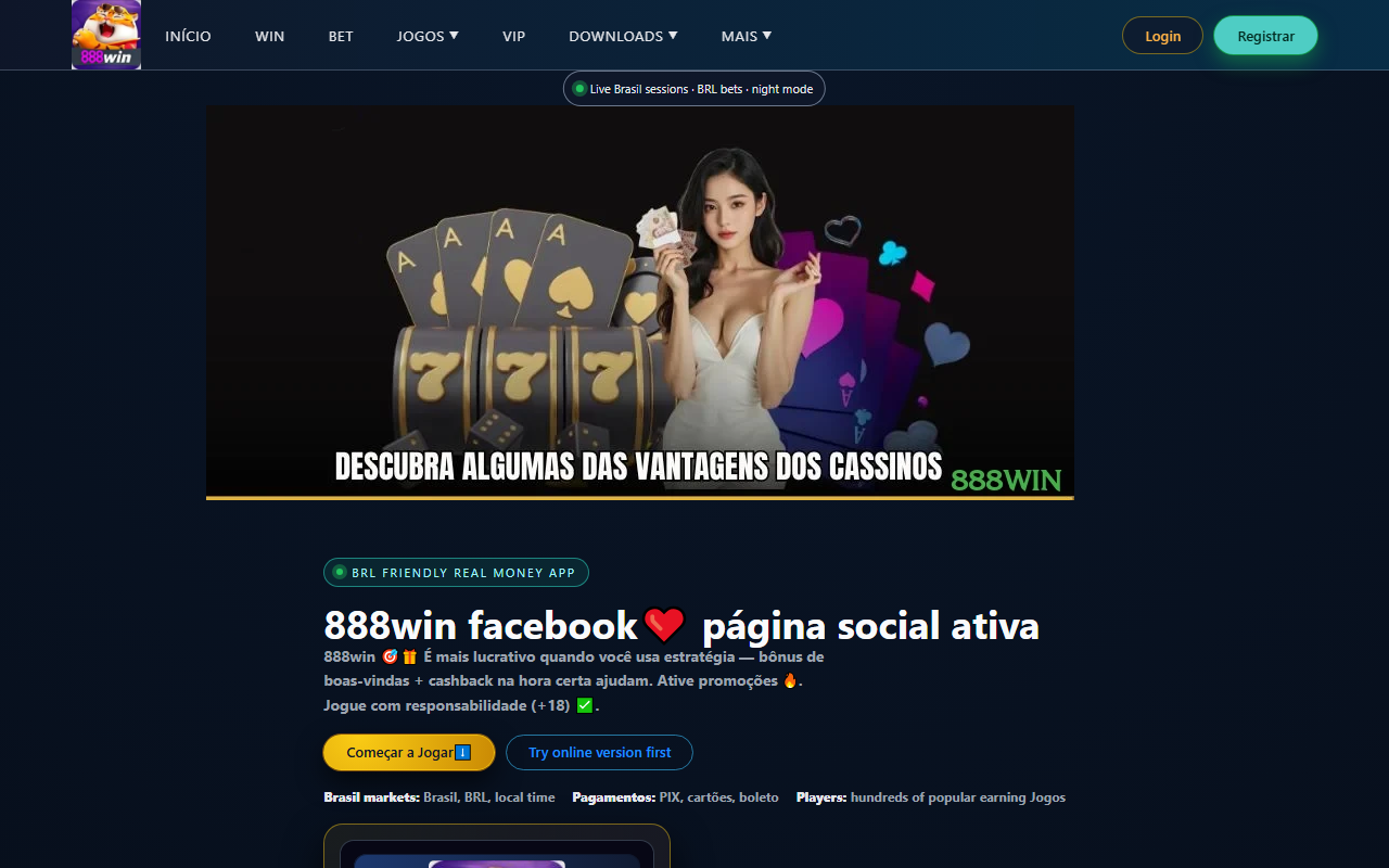888winvip77.com screenshot