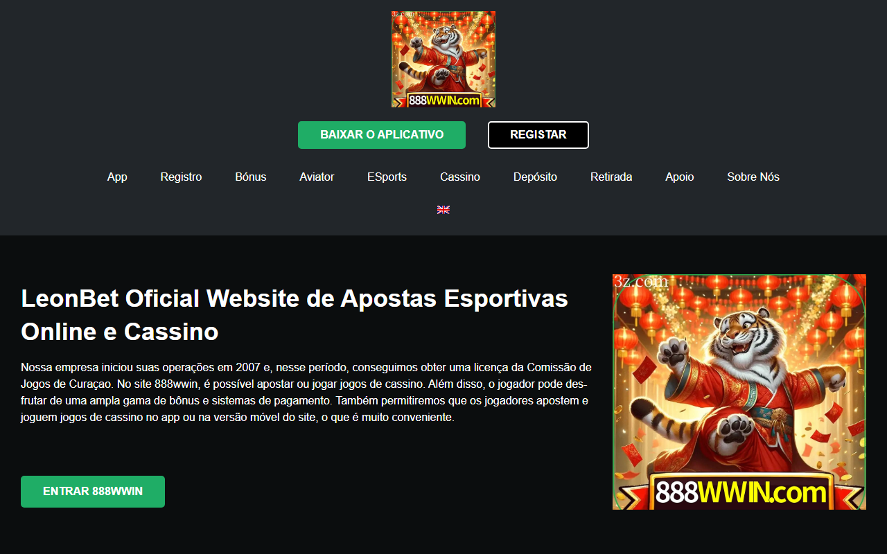 888wwinbaixar.com screenshot