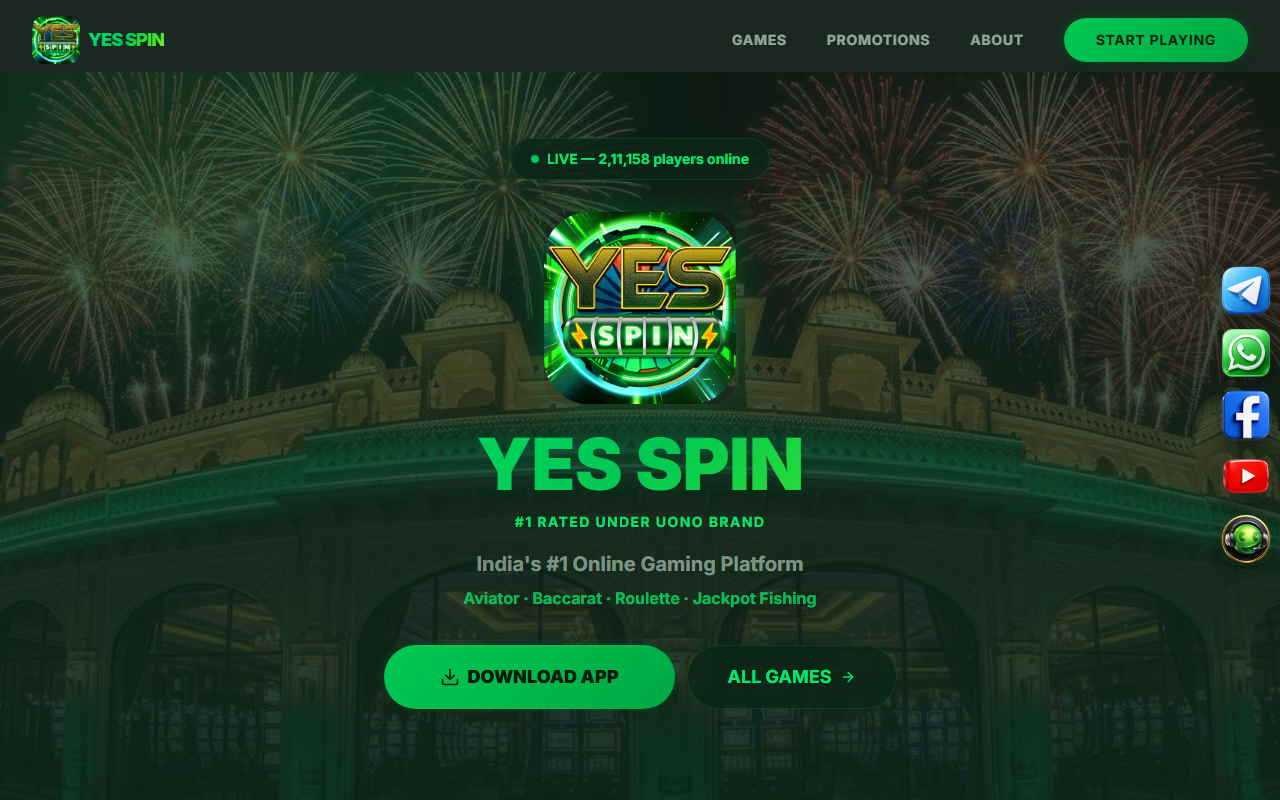888yesspin.com screenshot