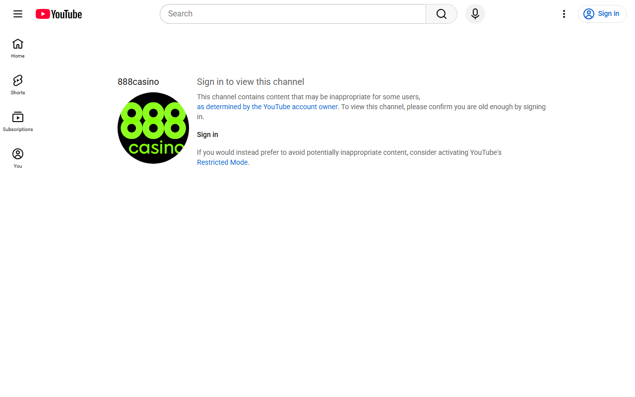 888youtube.com screenshot