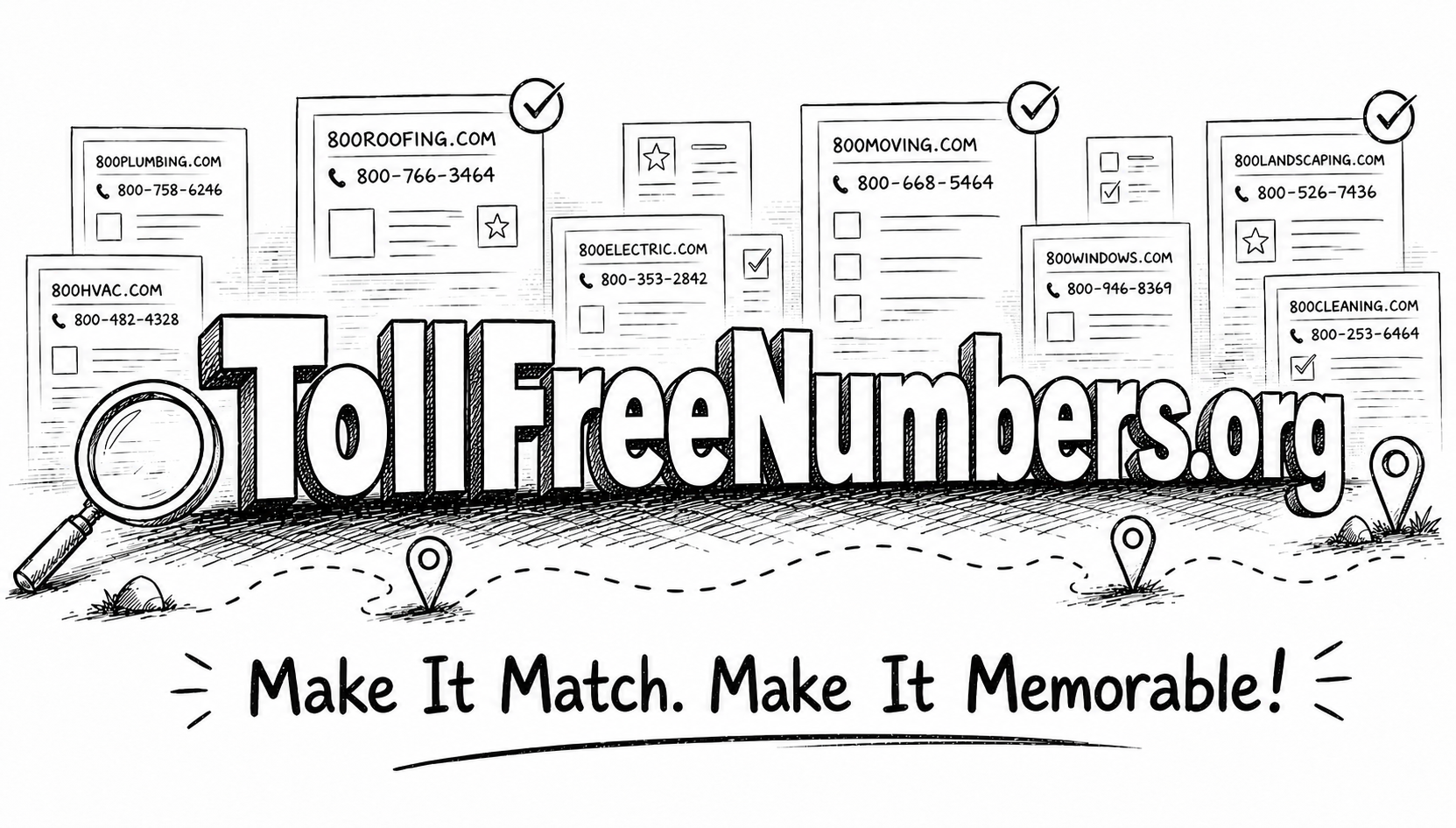 tollfreenumbers.org · Make It Match. Make It Memorable.